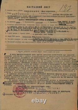 Soviet Russian USSR Medal Order of the Patriotic War 2nd Class MZPP, WARSAW 1945