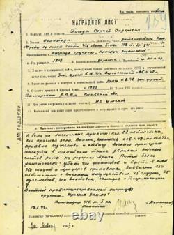 Soviet Russian USSR Medal Order of the Red Star Screwpost Base 1943 M3 Tank