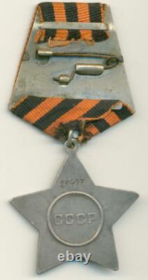 Soviet Russian USSR Order of Glory 2nd Class with Research