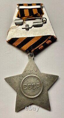 Soviet Russian USSR Researched Order of Glory 3rd Class