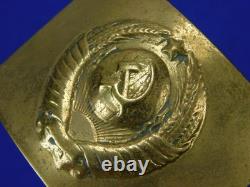 Soviet Russian USSR WW2 Police Officer's Belt Buckle