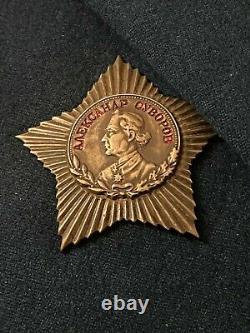 Soviet Russian Uniform Major General Engineering Special Troops M1954 w medals