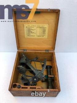 Soviet Russian Ussr 1966 Marine Navy Sextant Nautical Navigational Instrument