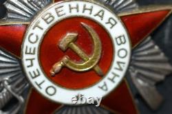 Soviet Russian Ussr Patriotic War Award Badge Order Medal Pin 2 Class 510099