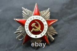 Soviet Russian Ussr Patriotic War Concave Badge Order Medal 2 Class 295169