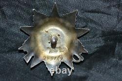 Soviet Russian Ussr Patriotic War Concave Badge Order Medal 2 Class 295169