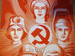 Soviet Russian Vintage Poster 1975 Very Rare, 100% Original