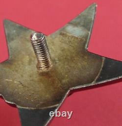 Soviet Russian WW2 Order of Red Star #2135551 RARE MZPP Type Silver Medal ORIGNL