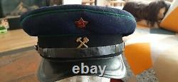 Soviet Russian WW2 Original Railroad NKPS Visor Hat