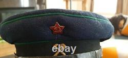 Soviet Russian WW2 Original Railroad NKPS Visor Hat