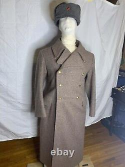 Soviet Russian WWII M43 officers Greatcoat (Shinel) Schuster