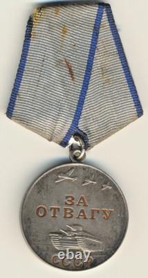 Soviet Russian star order red Medal Courage Bravery Military Combat (2330)