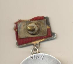 Soviet Russian star order red Medal Courage Bravery banner Document SCOUT (1759)