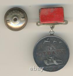 Soviet Russian star order red Medal Courage Bravery with research Combat (2001)