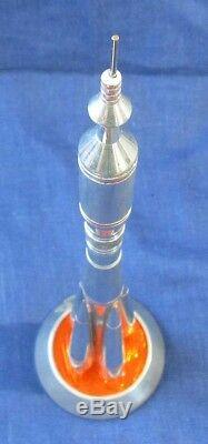 Soviet Russian ussr space rocket metal big model soyuz souvenir Vintage 1989