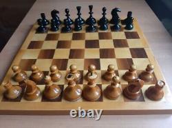 Soviet USSR 1950s Chess Set Wooden Russian Vintage Tournament Antique Rare