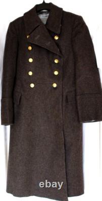 Soviet USSR Russian Military Army Officer Wool Overcoat Shinel -ORIGINAL