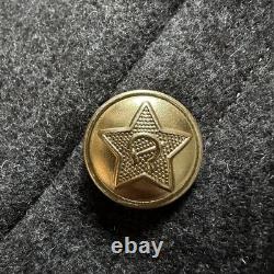 Soviet USSR Russian Military Infantry Officer Shinel Overcoat 36x44 Inch Wool
