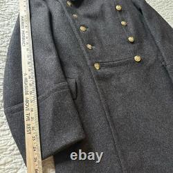 Soviet USSR Russian Military Infantry Officer Shinel Overcoat 36x44 Inch Wool