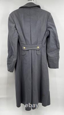 Soviet Union Russian Military Army Overcoat Shinel Greatcoat Vintage 1980's S-M