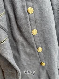 Soviet Union Russian Military Army Overcoat Shinel Greatcoat Vintage 1980's S-M