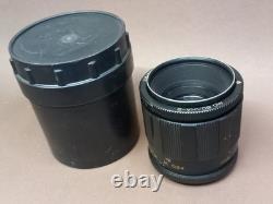 Soviet Vintage Lens MC Volna-9 2,8/50 M42, Macro Lens USSR, Russian Lens