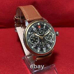 Soviet Watch PILOT Mechanical Russian Wristwatch USSR Vintage Wrist Watch Men's
