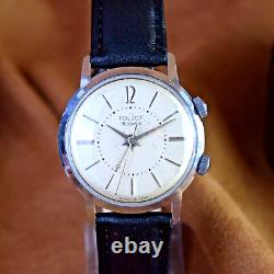 Soviet Wristwatch POLJOT Alarm Signal Vintage Russian USSR Mechanical Mens Watch