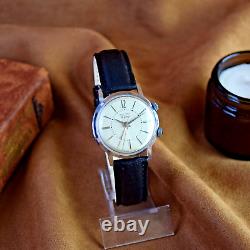 Soviet Wristwatch POLJOT Alarm Signal Vintage Russian USSR Mechanical Mens Watch