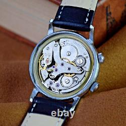 Soviet Wristwatch POLJOT Alarm Signal Vintage Russian USSR Mechanical Mens Watch