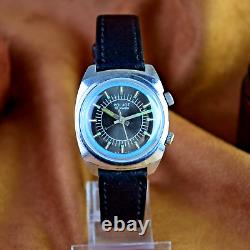 Soviet Wristwatch POLJOT Alarm Signal Vintage Russian USSR Mechanical Watch