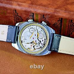 Soviet Wristwatch POLJOT Alarm Signal Vintage Russian USSR Mechanical Watch