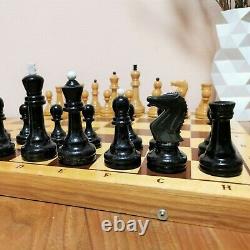 Soviet grossmeister chess set Russian Vintage USSR antique tournament weighted