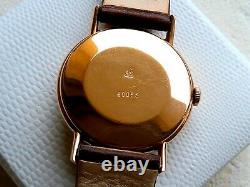 Soviet russian Poljot de luxe automatic 14 K gold 583 watch, 29 j, 1960's