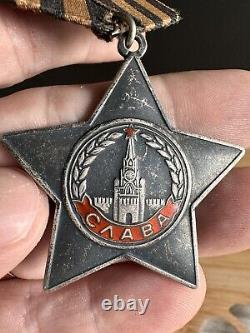 Soviet russian USSR Order of Glory 3rd Class s/n 758229