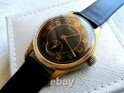 Soviet russian Vostok Kama watch, rare goldplated case, 1950's