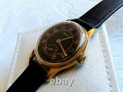 Soviet russian Vostok Kama watch, rare goldplated case, 1950's