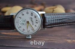 Sputnik Watch Ussr Pobeda Soviet Vintage Mechanical Russian Strap Wrist Military