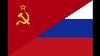 State Anthem Of The Soviet Union And Russian Federation Played At The Same Time