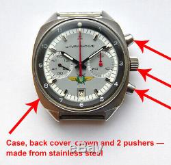 Sturmanskie Vintage USSR Russian Soviet watch Poljot Chronograph 31659 72825