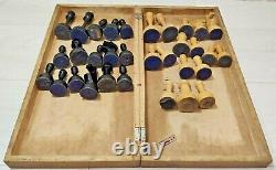 Tournament hess set Soviet russian big wooden chess Vintage large chess USSR
