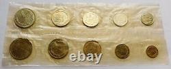 USSR 1968 Mint Set, 9 coins + Leningrad Mint Token, Soviet Union Russian Set