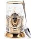 Ussr Coat Of Arms Drinking Glass Holder Gold Plated Withglass Gift For Him
