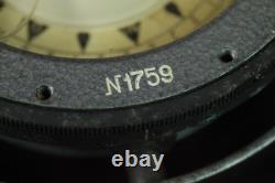 USSR RUSSIAN SOVIET BOAT MARINE SHIP BRASS COMPASS KT-M1m 75mm 1978