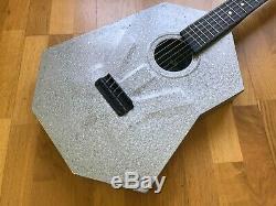 USSR Rare 70s Aluminum Steel Metal Body Soviet Russian Vintage Acoustic Guitar