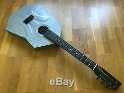 USSR Rare 70s Aluminum Steel Metal Body Soviet Russian Vintage Acoustic Guitar