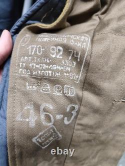 USSR Russian Officer Winter Jacket Afghanistan War Uniform Soviet Army AFGHANKA