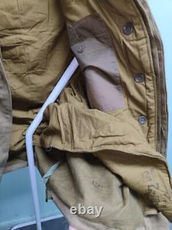 USSR Russian Officer Winter Jacket Afghanistan War Uniform Soviet Army AFGHANKA