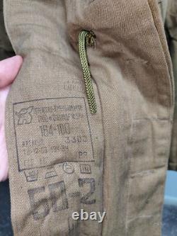 USSR Russian Officer Winter Jacket Afghanistan War Uniform Soviet Army AFGHANKA