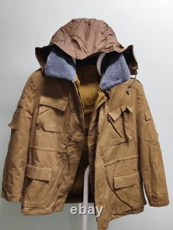 USSR Russian Officer Winter Jacket Afghanistan War Uniform Soviet Army AFGHANKA